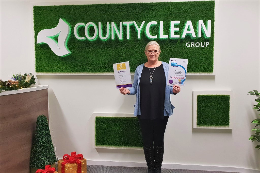 CountyClean Environmental Services Ltd Awarded CHAS Premium Plus & Constructionline Gold Accreditations