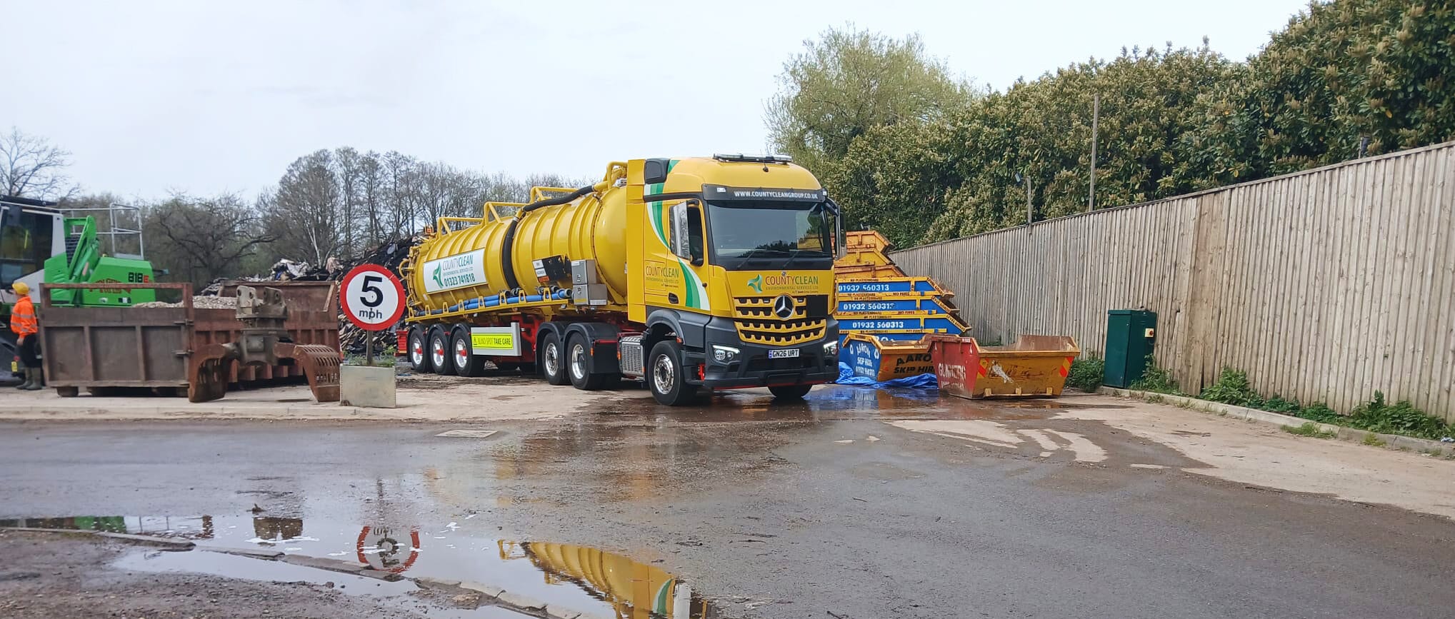 Emergency Fire Water Removal Services: Waste Management Facility Case Study