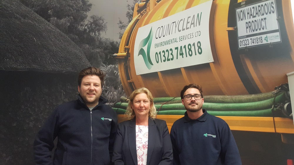 Ben Knights, Pumps Division Sales Manager; Debbie Walker, Company Director; Luke Blundell, Trainee Pump Engineer 1000px