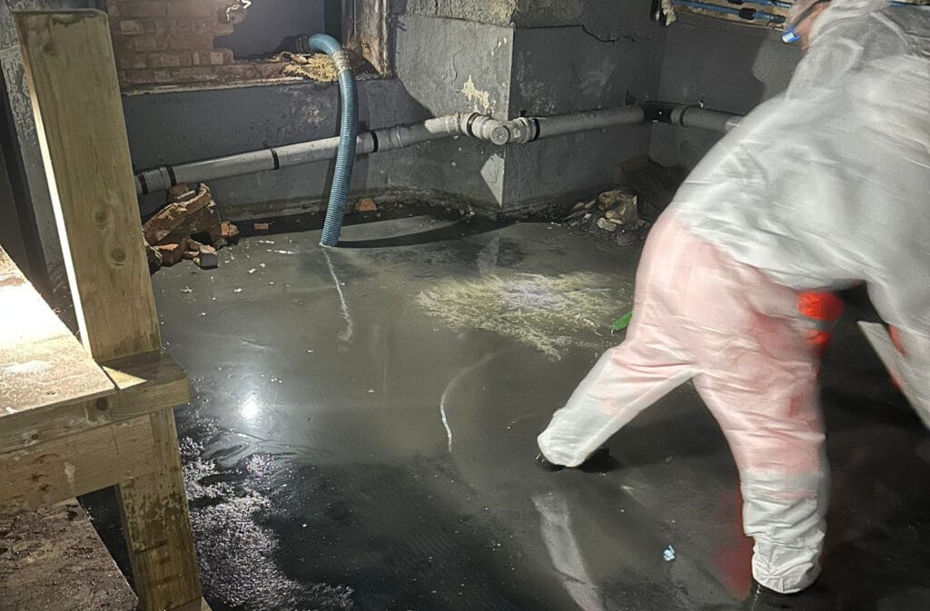 Emergency sewage removal