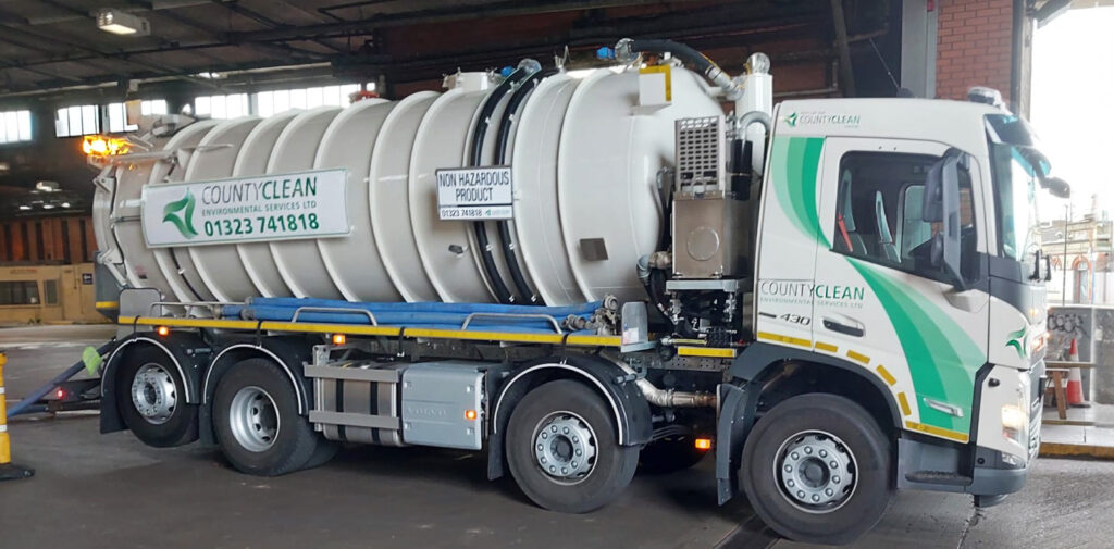 CountyClean Group Whale Vacuum Tanker on a Volvo Chassis CountyClean Group Whale Vacuum Tanker on a Volvo Chassis