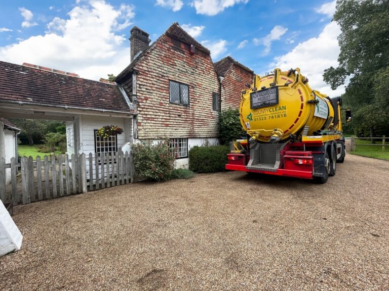 Septic tank empty
