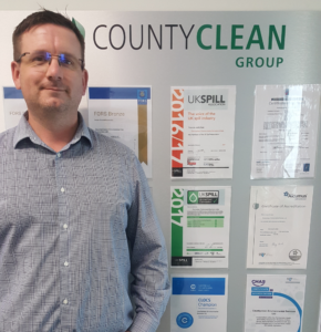 Trevor Beer, Operations Director at CountyClean for website